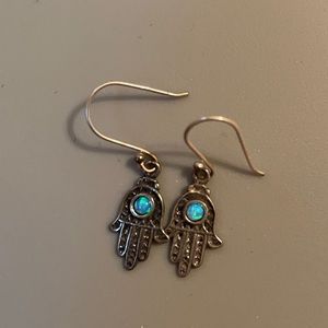 Hamsa Earrings